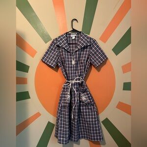 Vintage 1960s Cedar Glen sheath dress with original belt